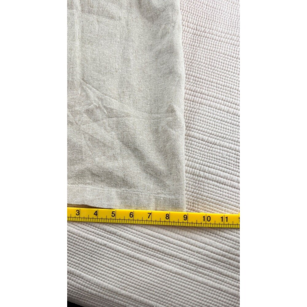 Old Navy Fit & Flare Linen Blend Sweetheart Neck Sleeveless Jumpsuit S Natural - Picture 6 of 8